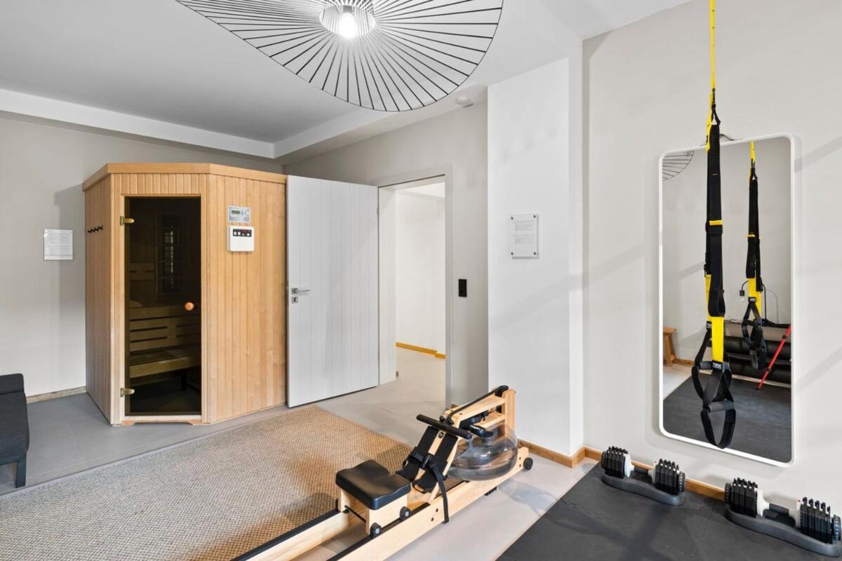 Luxus Meerblick Strand & Sauna & Garten & Heimkino Glowe Luaran gambar