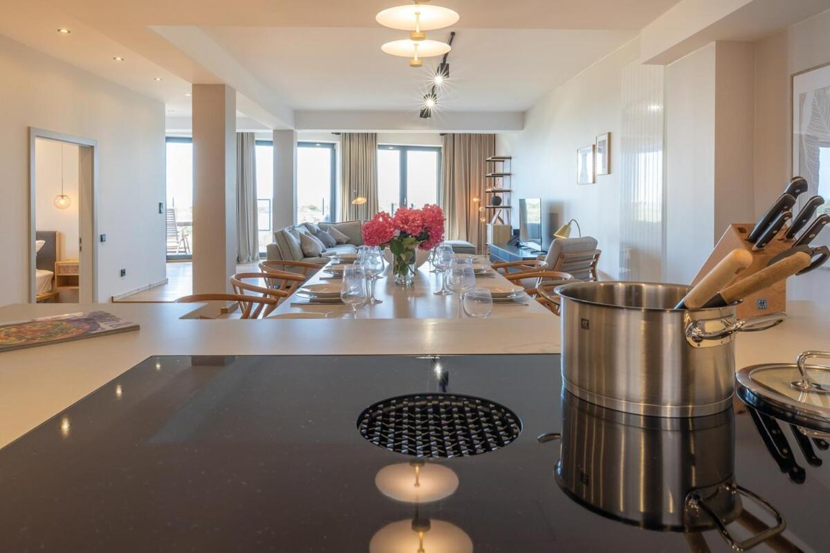 Luxus Meerblick Strand & Sauna & Garten & Heimkino Glowe Luaran gambar