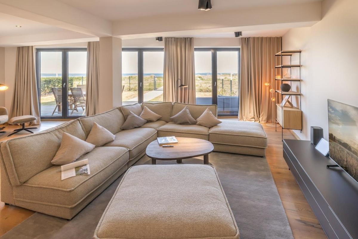 Luxus Meerblick Strand & Sauna & Garten & Heimkino Glowe Luaran gambar